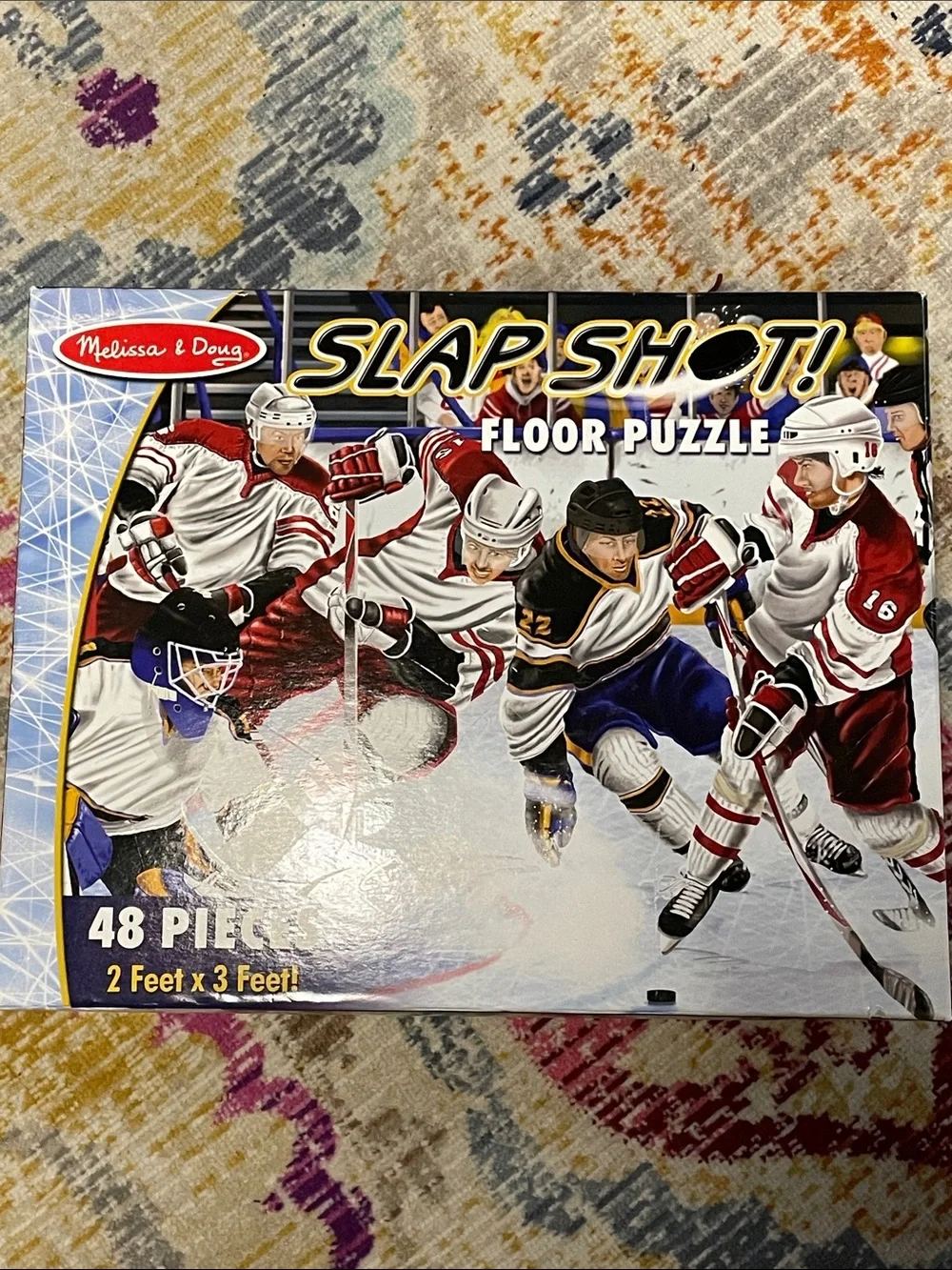 Melissa & Doug Kids Hockey Floor Puzzle